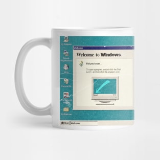 Windows 95 Dekstop Mug